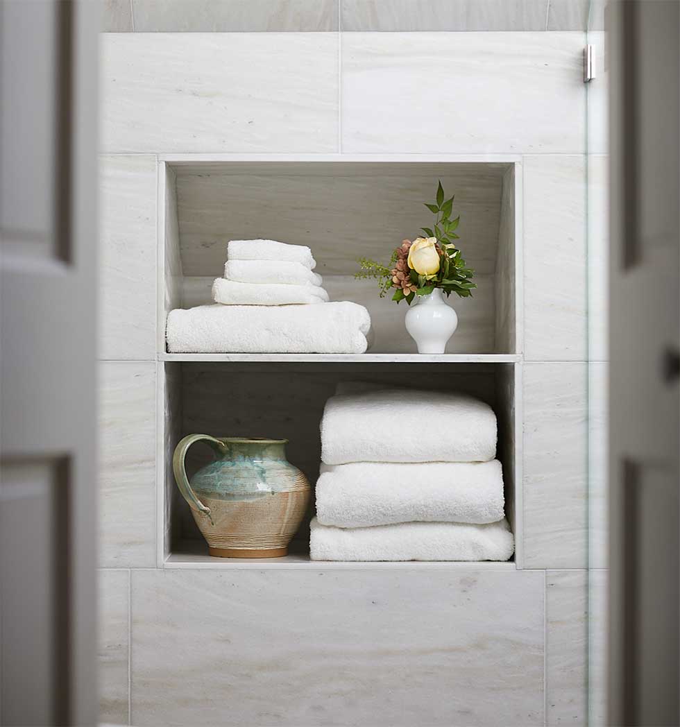 Image detail for -Bathroom Shampoo Soap Shelf Dish Shower Niche Recessed  Tile Ceramic